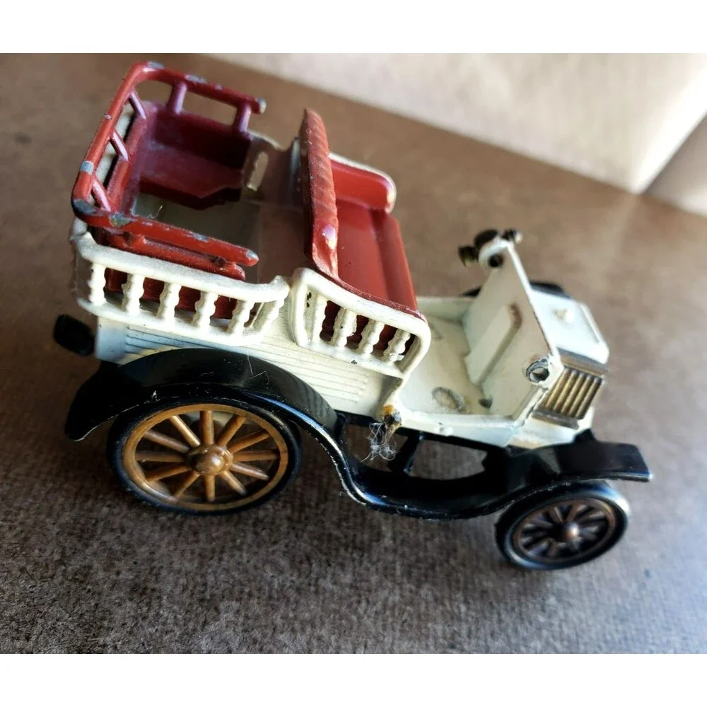 Vintage R.A.M.I By J.M.K. 1900 RENAULT TONNEAU White Freres MADE IN FRANCE 1:43